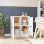 Sideboards 2 Stück Sperrholz weiß glänzend 30x30x70 cm von vidaXL, Sideboards - Ref: Foro24-811182, Preis: 94,66 €, Rabatt: %
