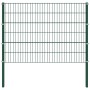 Panel de valla con postes hierro verde 1,7x1,2 m | Foro24.es | Tu tienda online para hogar, jardín y más Foro24.es