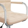 Silla de comedor giratoria tela color crema | Foro24.es | Tu tienda online para hogar, jardín y más Foro24.es