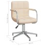 Silla de comedor giratoria tela color crema | Foro24.es | Tu tienda online para hogar, jardín y más Foro24.es
