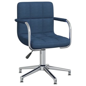 Silla de comedor giratoria tela azul by , dining chairs - Ref: Foro24-3088066, Price: 86,78 €, Discount: %