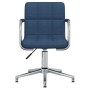 Silla de comedor giratoria tela azul by , dining chairs - Ref: Foro24-3088066, Price: 86,78 €, Discount: %