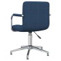 Silla de comedor giratoria tela azul by , dining chairs - Ref: Foro24-3088066, Price: 86,78 €, Discount: %