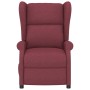 Sillón orejero reclinable eléctrico de tela rojo tinto | Foro24.es | Tu tienda online para hogar, jardín y más Foro24.es