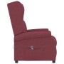 Sillón orejero reclinable eléctrico de tela rojo tinto | Foro24.es | Tu tienda online para hogar, jardín y más Foro24.es