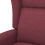 Sillón orejero reclinable eléctrico de tela rojo tinto | Foro24.es | Tu tienda online para hogar, jardín y más Foro24.es