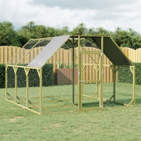 Gallinero madera maciza de pino impregnada 268x300x190 cm by , Cages and habitats for small animals - Ref: Foro24-3102989, Pr...