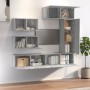 Set de muebles para TV 6 pzas madera contrachapada gris Sonoma by , TV Furniture - Ref: Foro24-3114556, Price: 198,90 €, Disc...