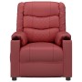 Sillón de masaje eléctrico cuero sintético rojo tinto | Foro24.es | Tu tienda online para hogar, jardín y más Foro24.es
