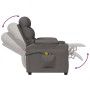 Sillón de masaje eléctrico tela gris oscuro | Foro24.es | Tu tienda online para hogar, jardín y más Foro24.es