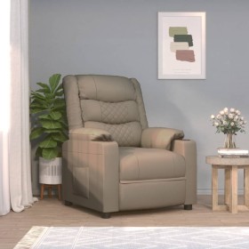 Sillón de masaje eléctrico cuero sintético color