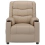 Sillón de masaje eléctrico cuero sintético color capuchino | Foro24.es | Tu tienda online para hogar, jardín y más Foro24.es