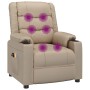Sillón de masaje eléctrico cuero sintético color capuchino | Foro24.es | Tu tienda online para hogar, jardín y más Foro24.es