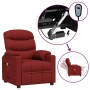 Sillón de masaje eléctrico tela rojo tinto | Foro24.es | Tu tienda online para hogar, jardín y más Foro24.es