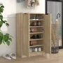 Sonoma oak plywood shoe rack cabinet 59x35x100 cm by vidaXL, Shoe racks and shoe organizers - Ref: Foro24-811442, Price: 91,7...