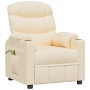 Sillón de masaje eléctrico tela color crema | Foro24.es | Tu tienda online para hogar, jardín y más Foro24.es