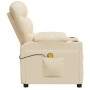 Sillón de masaje eléctrico tela color crema | Foro24.es | Tu tienda online para hogar, jardín y más Foro24.es