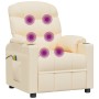 Sillón de masaje eléctrico tela color crema | Foro24.es | Tu tienda online para hogar, jardín y más Foro24.es