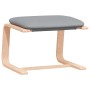 Sillón de relax con taburete tela gris claro de , Sillones - Ref: Foro24-3154413, Precio: 116,89 €