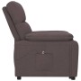 Sillón reclinable eléctrico tela marrón oscuro by , Armchairs - Ref: Foro24-3073807, Price: 243,23 €, Discount: %