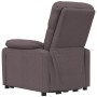 Sillón reclinable eléctrico tela marrón oscuro by , Armchairs - Ref: Foro24-3073807, Price: 243,23 €, Discount: %
