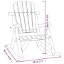 Juego de muebles de jardín 3 piezas madera maciza de abeto by , Garden sets - Ref: Foro24-3185523, Price: 317,20 €, Discount: %