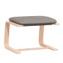 Sillón de relax con taburete de tela gris taupé | Foro24.es | Tu tienda online para hogar, jardín y más Foro24.es