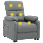 Sillón de masaje eléctrico tela gris oscuro | Foro24.es | Tu tienda online para hogar, jardín y más Foro24.es