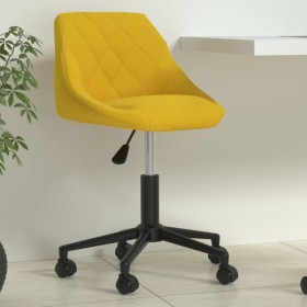 Silla de oficina giratoria de terciopelo amarilla mostaza by , Office chairs - Ref: Foro24-335491, Price: 83,50 €, Discount: %