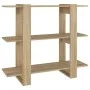 Shelving/space divider Sonoma oak color 100x30x87 cm by vidaXL, Bookcases and shelves - Ref: Foro24-811550, Price: 50,36 €, D...