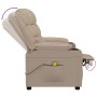 Sillón de masaje de cuero sintético color capuchino de , Sillones de masaje eléctricos - Ref: Foro24-348055, Precio: 214,64 €