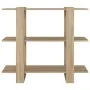 Shelving/space divider Sonoma oak color 100x30x87 cm by vidaXL, Bookcases and shelves - Ref: Foro24-811550, Price: 50,36 €, D...