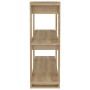 Shelving/space divider Sonoma oak color 100x30x87 cm by vidaXL, Bookcases and shelves - Ref: Foro24-811550, Price: 50,98 €, D...