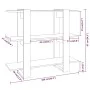 Shelving/space divider Sonoma oak color 100x30x87 cm by vidaXL, Bookcases and shelves - Ref: Foro24-811550, Price: 50,36 €, D...