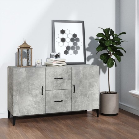 Betongraues Sideboard aus Holzwerkstoff, 100 x 36 x 60 cm von vidaXL, Sideboards - Ref: Foro24-812523, Preis: 85,70 €, Rabatt: %