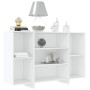 Aparador de madera contrachapada blanco 120x30x75 cm | Foro24.es | Tu tienda online para hogar, jardín y más Foro24.es