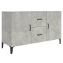 Betongraues Sideboard aus Holzwerkstoff, 100 x 36 x 60 cm von vidaXL, Sideboards - Ref: Foro24-812523, Preis: 85,70 €, Rabatt: %