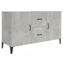 Betongraues Sideboard aus Holzwerkstoff, 100 x 36 x 60 cm von vidaXL, Sideboards - Ref: Foro24-812523, Preis: 85,70 €, Rabatt: %