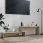 Mueble para TV madera contrachapada roble Sonoma 180x30x43 cm de , Muebles TV - Ref: Foro24-806268, Precio: 40,84 €, Descuent...