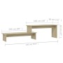 Mueble para TV madera contrachapada roble Sonoma 180x30x43 cm de , Muebles TV - Ref: Foro24-806268, Precio: 40,84 €, Descuent...