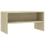 Mueble de TV madera contrachapada roble Sonoma 80x40x40cm | Foro24.es | Tu tienda online para hogar, jardín y más Foro24.es
