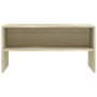 Mueble de TV madera contrachapada roble Sonoma 80x40x40cm | Foro24.es | Tu tienda online para hogar, jardín y más Foro24.es