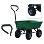 Carrito de mano basculante para jardín 300 kg 75 L verde by , Cargo forklifts - Ref: Foro24-145507, Price: 134,50 €, Discount: %