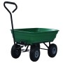 Carrito de mano basculante para jardín 300 kg 75 L verde by , Cargo forklifts - Ref: Foro24-145507, Price: 134,50 €, Discount: %