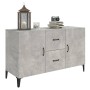 Betongraues Sideboard aus Holzwerkstoff, 100 x 36 x 60 cm von vidaXL, Sideboards - Ref: Foro24-812523, Preis: 85,70 €, Rabatt: %