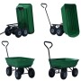 Carrito de mano basculante para jardín 300 kg 75 L verde by , Cargo forklifts - Ref: Foro24-145507, Price: 134,50 €, Discount: %