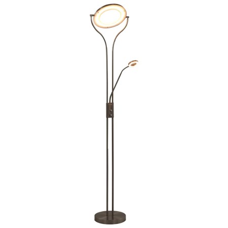 Lámpara de pie regulable plateado 18 W 180 cm | Foro24.es | Tu tienda online para hogar, jardín y más Foro24.es