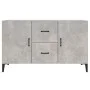 Concrete gray engineered wood sideboard 100x36x60 cm by vidaXL, Sideboards - Ref: Foro24-812523, Price: 83,72 €, Discount: %