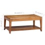 Mesa de centro de madera maciza 88x50x38 cm | Foro24.es | Tu tienda online para hogar, jardín y más Foro24.es