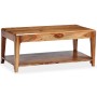 Mesa de centro de madera maciza 88x50x38 cm | Foro24.es | Tu tienda online para hogar, jardín y más Foro24.es